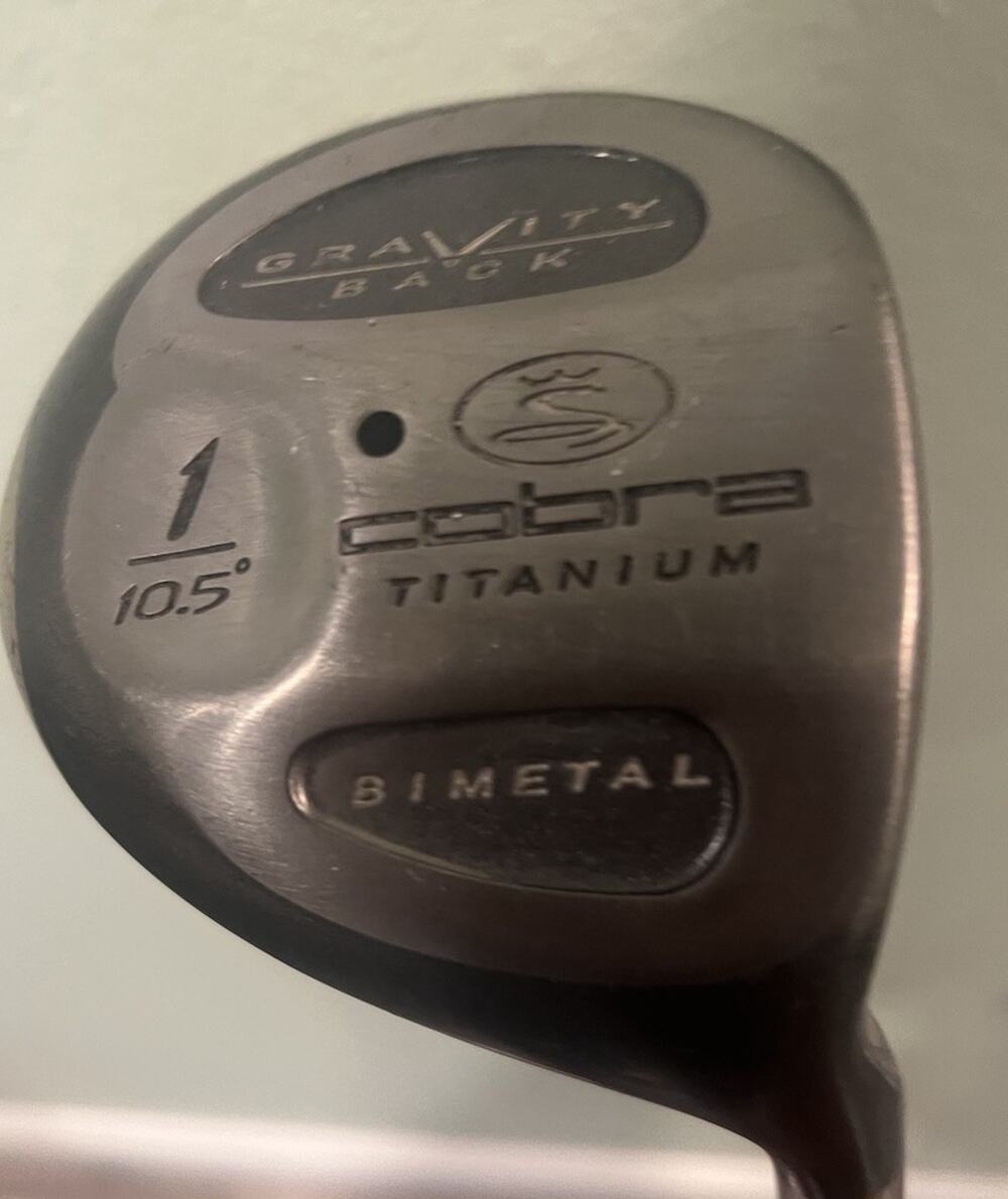 Cobra Gravity Back Titanium 10.5 Degree Driver Golf Club Right Hand 44 Inches